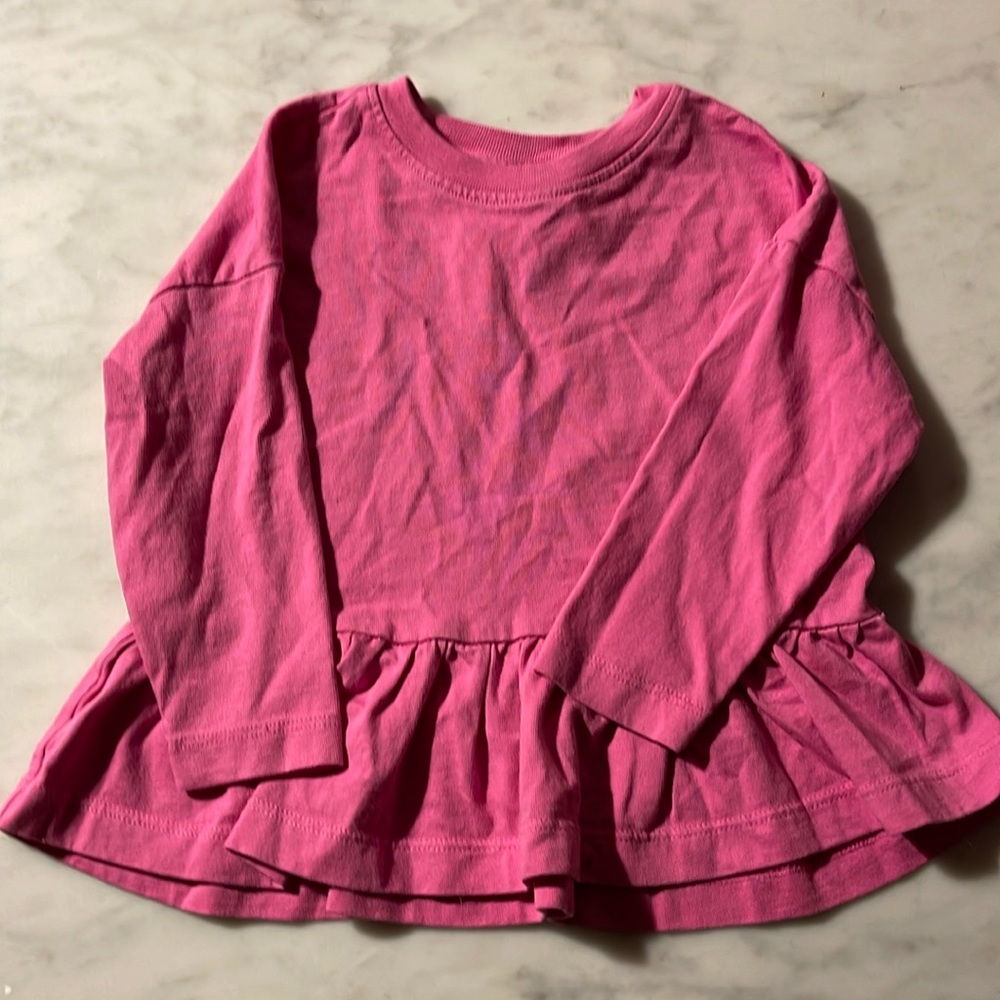 Hanna Andersson ruffle shirt